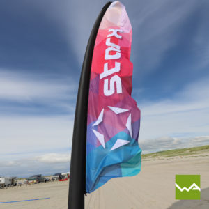 Aufblasbares Pneu Beachflag - STARX Flag 1